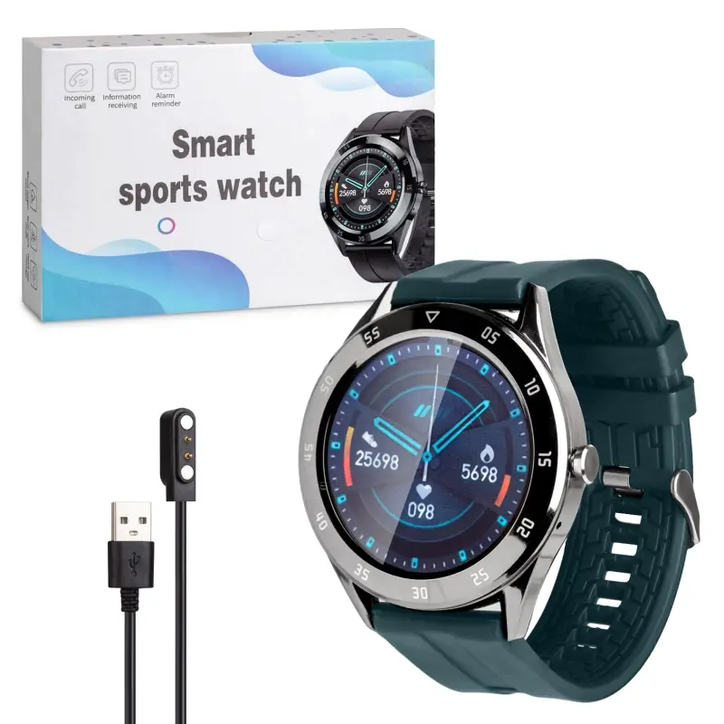 Фитнес-браслет Y10  зеленый + серебро (БЕЗ ВОЗВРАТА И ОБМЕНА)