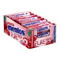 Жевательная резинка Mentos со вкусом вишни, 15.5 г