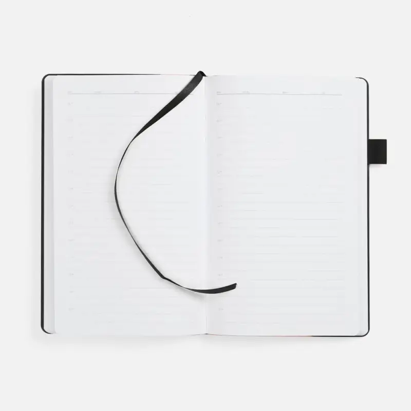 Ежедневник White Shall, недатированный, бело-черный Ежедневник White Shall, недатированный, бело-черный