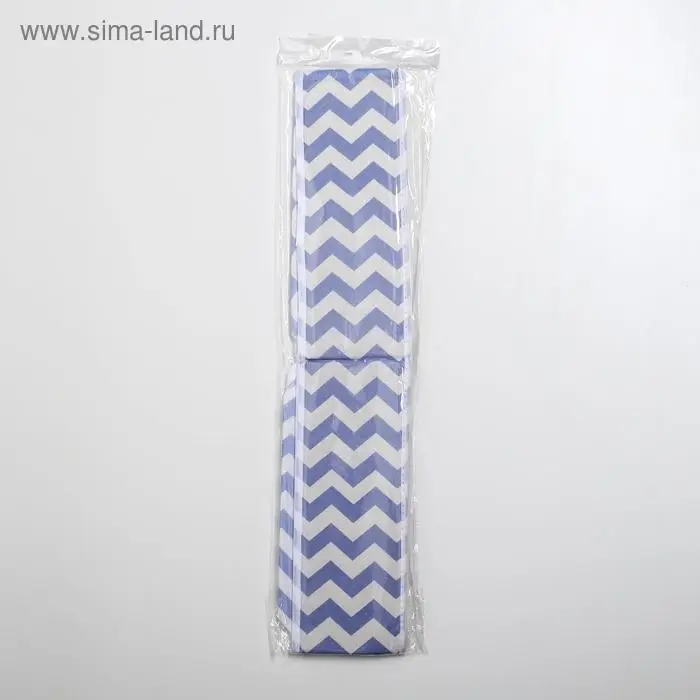 Органайзер для хранения белья «Зигзаг», 24 отделения, 32×32×12 см, цвет синий Органайзер для хранения белья «Зигзаг», 24 отделения, 32×32×12 см, цвет синий