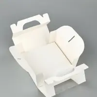 Упаковка для кондитерских изделий, под бенто - торт «Белая», 14×14×8 см
