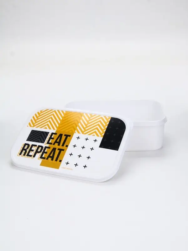 Ланч - бокс прямоугольный &laquo;EAT.REPEAT&raquo;, 1200 мл