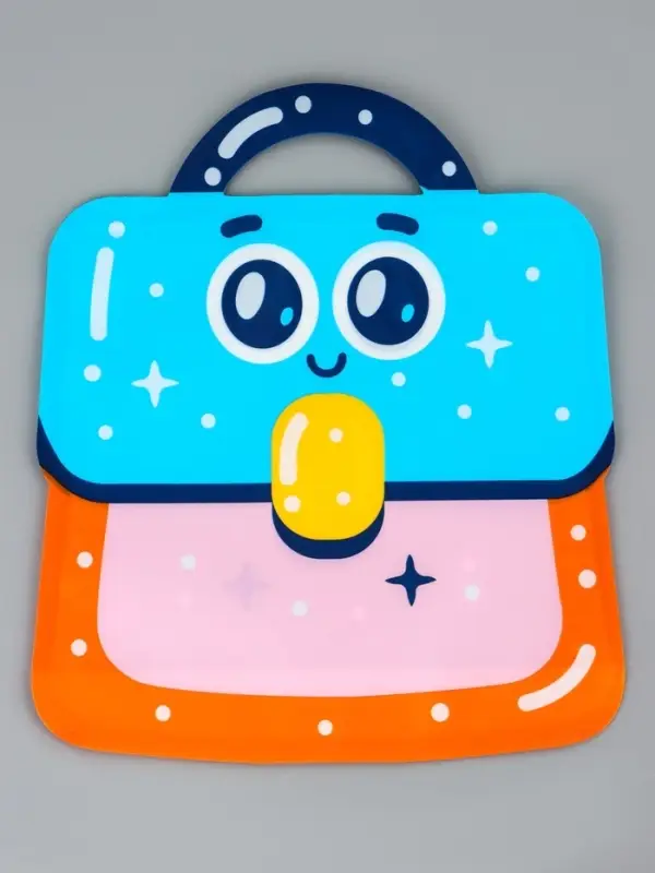 Пакет подарочный, с zip-lock застежкой &laquo;Портфель&raquo;, фигурный, 20&times;19+3 см