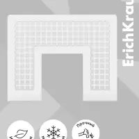 Лоток-сортер для бумаг ErichKrause Classic, вертикальный, 3 отделения, белый