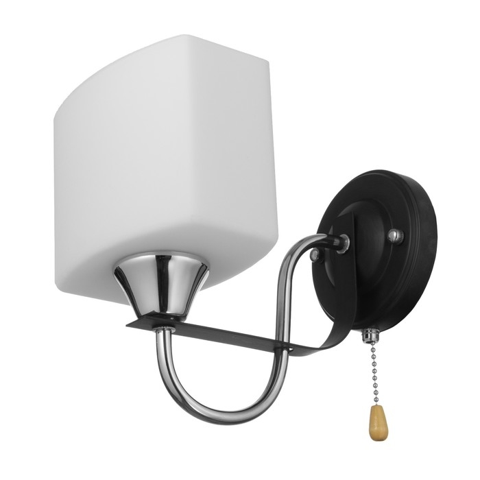 Бра Бра "Лиана" 1x60Вт E27 хром-коричневый 23х13х20 см.