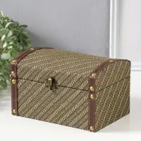 Шкатулка дерево "Диагональ" тина набор 2 шт 19х13,5х12 23х17х14 см