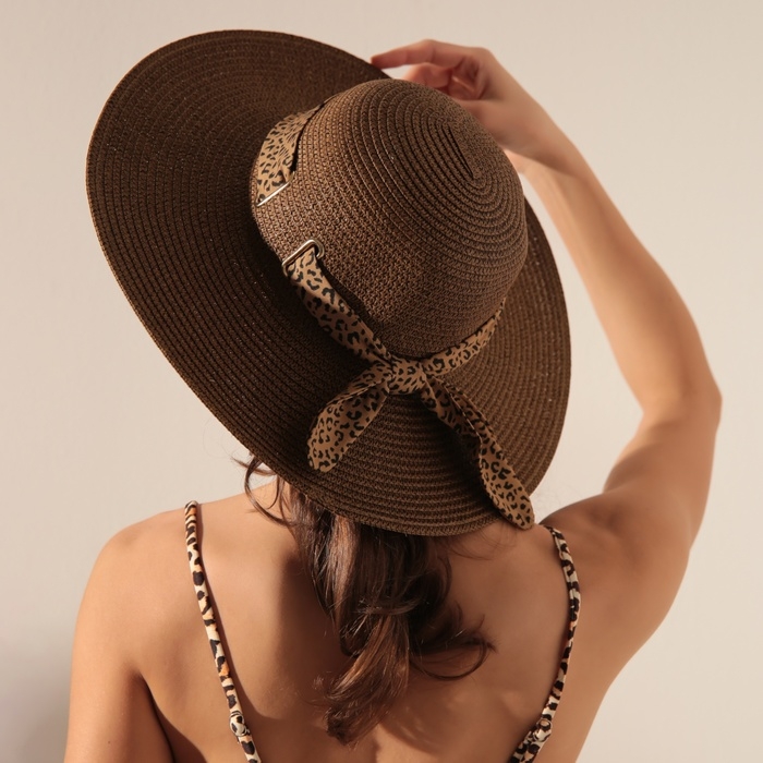Шляпа женская MINAKU  Шляпа женская MINAKU "Leopard" цвет коричневый, р-р 56-58