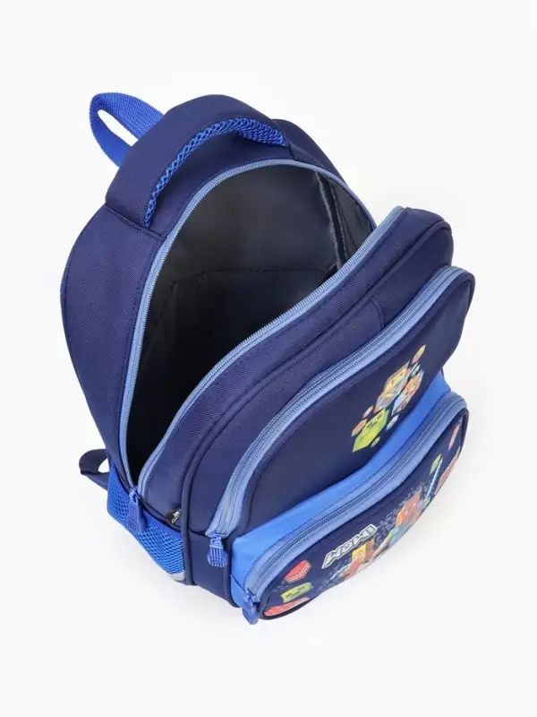 Рюкзак школьный, с эргономичной спинкой &laquo;Пиксели&raquo;