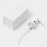 Аксессуары для ванной &laquo;Лодж&raquo;, 3 предмета: мыльница, дозатор для мыла 350 мл, стакан, белые