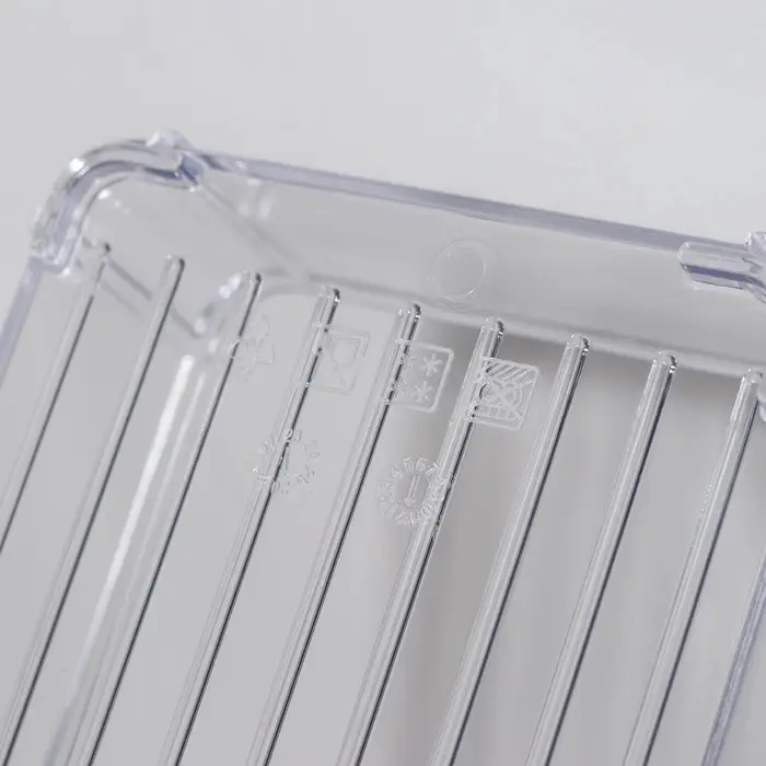 Контейнер для холодильника с крышкой IDEA, 10&times;30&times;10 см, пластик, прозрачный