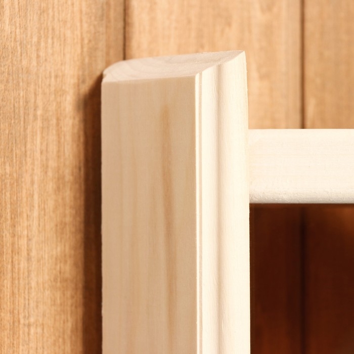 Абажур деревянный угловой, темное стекло Абажур деревянный угловой, темное стекло