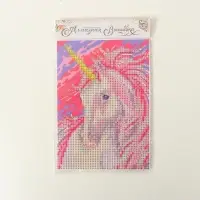 Алмазная мозаика с частичным заполнением на холсте &laquo;Единорог&raquo;, 15&times;21 см