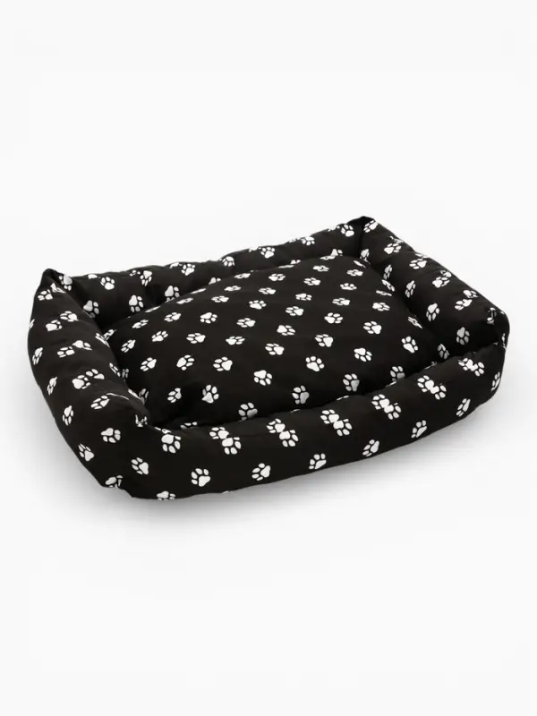 Лежанка для животных &laquo;Пухлик&raquo;, 68&times;52&times;16 см, чёрная