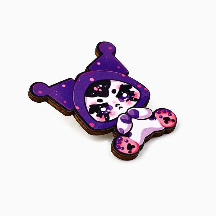 Значки деревянные «Аниме» в шоубоксе, 20 шт Значки деревянные «Аниме» в шоубоксе, 20 шт