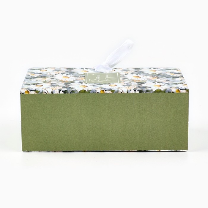 Складная коробка-книга «Ромашки», 12 х 8 х 4.5 см