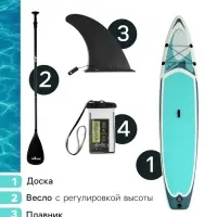Сапборд надувной TOURING KELPIE 12.6", 383&times;80&times;15 см