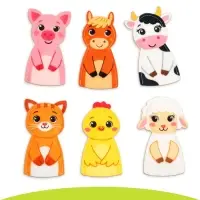 Бизикнига из фетра &laquo;На ферме&raquo;, 10 стр.