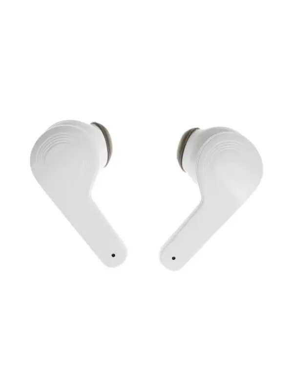 Наушники беспроводные KM12, TWS, вкладыши, Bluetooth 5.0, 30/200 мАч, белые в прозрачном кейсе