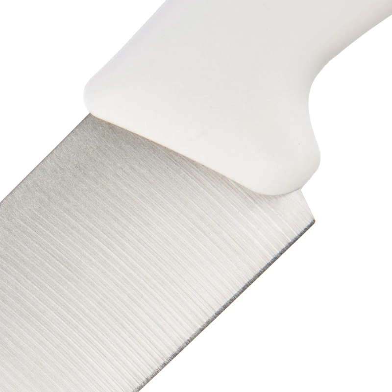 Нож универсальный  лез 200 мм  толщ 2 мм  3Cr13   белая пластиковая ручка