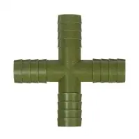 Крестовина, для шлангов 3&times;4&laquo; (19 мм), пластик