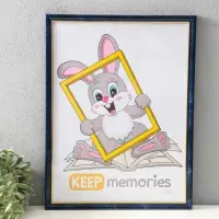 Фоторамка для фото 30&times;40 см см Keep memories &laquo;Офис&raquo;, пластик, бирюза, (пластиковый экран)