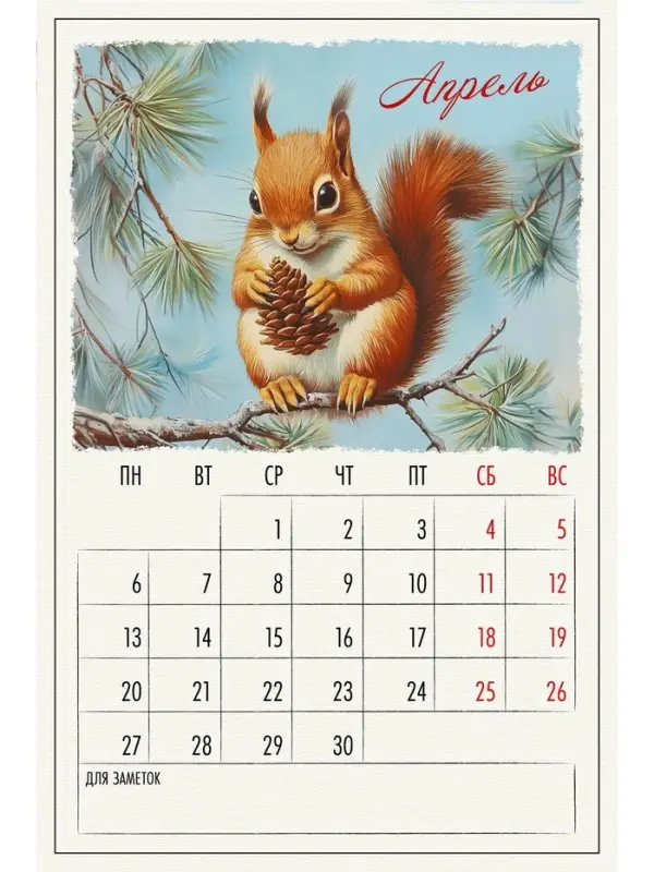 Календарь 2026 на ригеле «Винтаж» Календарь 2026 на ригеле «Винтаж»