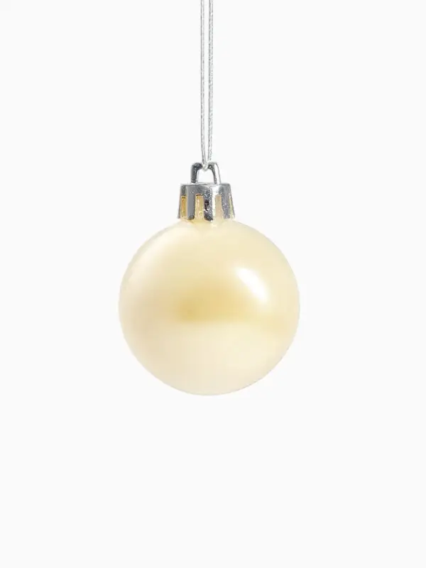 Ёлочные игрушки &laquo;Снег&raquo;, шары новогодние, набор 24 шт., d=4 см, белый