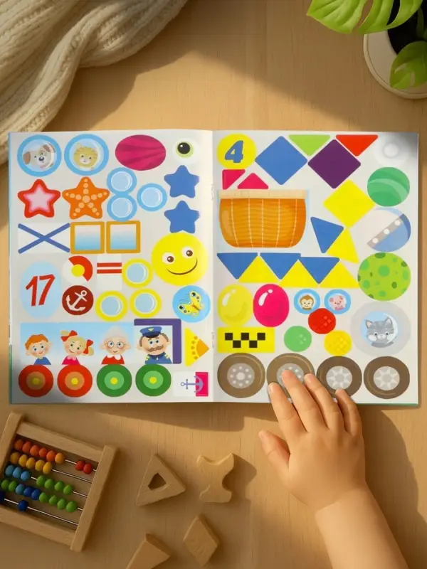 Книжка с наклейками &laquo;Едем, летим, плывём&raquo;, 16 стр.