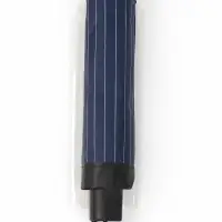 Зонт механический &laquo;Мелкая полоска&raquo;, эпонж, 4 сложения, 8 спиц, R=47/55 см, d=94 см, МИКС