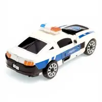 Робот &laquo;Полицейская машина&raquo;, с металлическими элементами, трансформируется