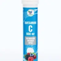 Напиток Витамин С со вкусом лесных ягод Vitamuno, 10 шипучих таблеток