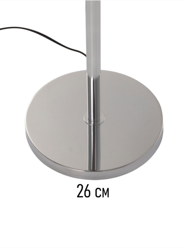 Торшер "Барселона" Е27 40Вт хром 35х35х162,5 см