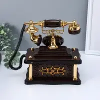 Шкатулка музыкальная механическая "Ретро телефон" 20х14,5х21,5 см