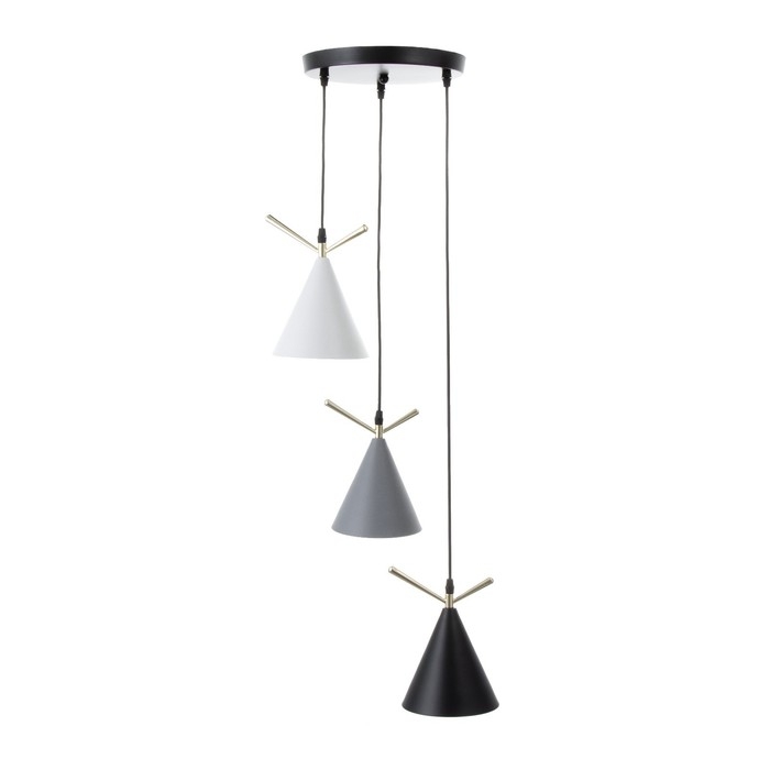 Светильник BayerLux Светильник BayerLux "Сканди" 3хЕ27 40Вт серый белый черный 26х26х26-126см