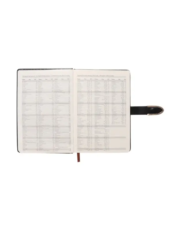 Ежедневник недатированный формат А5, с хлястиком, 112л, линия, пвх, Черный Ежедневник недатированный формат А5, с хлястиком, 112л, линия, пвх, Черный