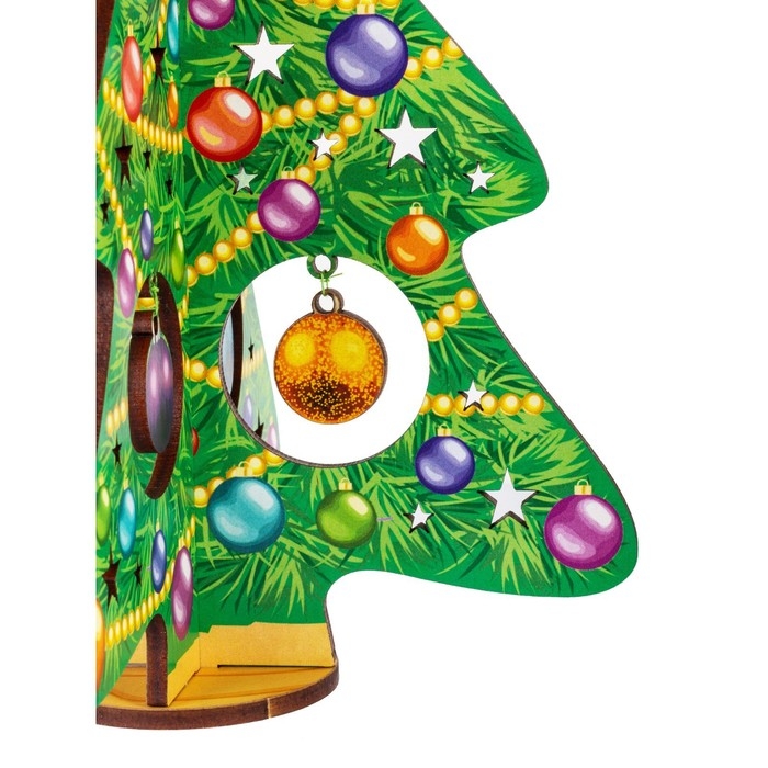 Модель из дерева «Ёлка сборная. Нарядная красавица» Модель из дерева «Ёлка сборная. Нарядная красавица»