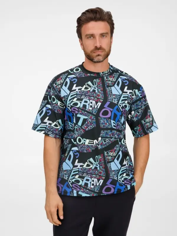 Футболка из бифлекса Morfiss с полной запечаткой на заказ, размер XS/S