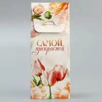Коробка складная «Тюльпаны», 5.7 х 14.5 х 3.5 см