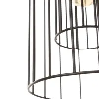 Светильник &laquo;Крит&raquo; 1&times;40 Вт Е27 черный/коричневый 16&times;16&times;40.5(140)см