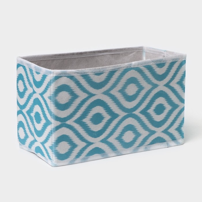 Органайзер для мелочей Доляна «Лагуна», 3 кармана, 25×12×15 см, цвет бирюзовый