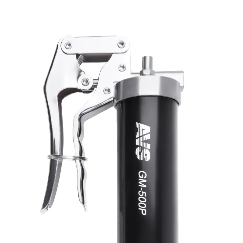 Шприц рычажно-плунжерный 500 мл для одной руки (гибкий шланг, трубка) под тубу AVS GM-500P