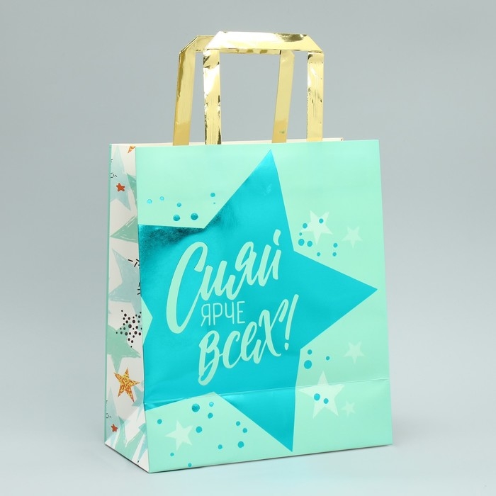 Упаковка, пакет подарочный, «Сияй», ML 23 х 27 х 11.5 см Упаковка, пакет подарочный, «Сияй», ML 23 х 27 х 11.5 см