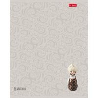 Тетрадь 48л А5ф линия,скоба,мел.карт,ассорт,Матрешки_A LA RUSSE-,095882