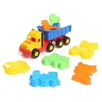 Набор игрушек для песочницы &laquo;Фаворит&raquo;, 8 предметов: самосвал, ситечко, совок, грабельки, формочки