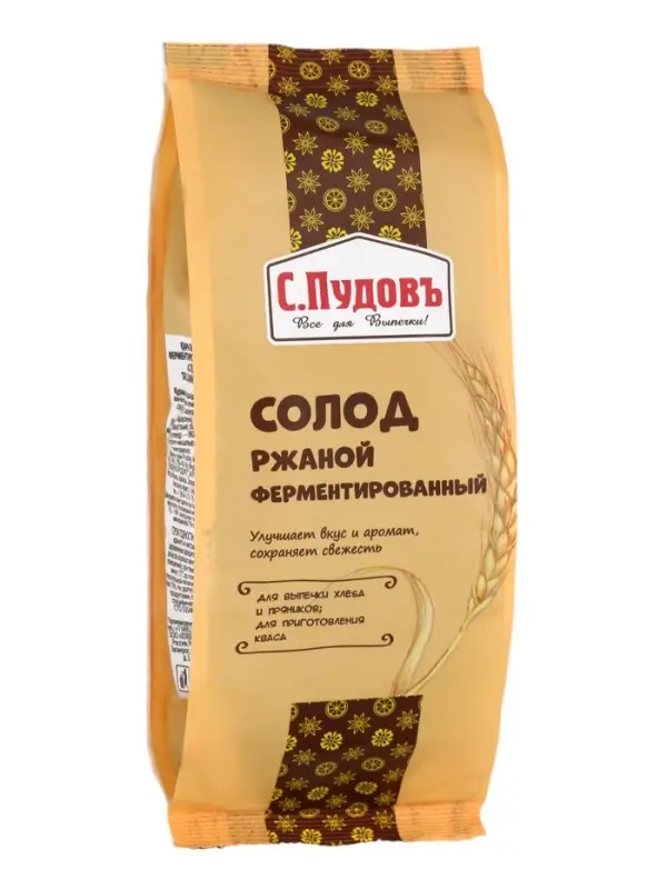 Солод ржаной ферментированный &laquo;С. Пудовъ&raquo;, 300 г