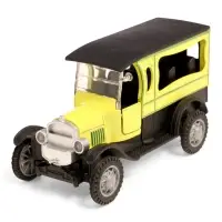 Машинка металлическая &laquo;Ретро&raquo;, инерционная, 1:32, открываются двери, цвет бежевый