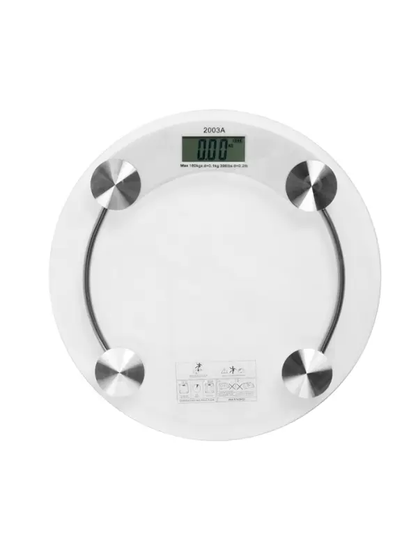 Весы напольные LVE-001, электронные, до 180 кг, 2хААА, стекло, белые