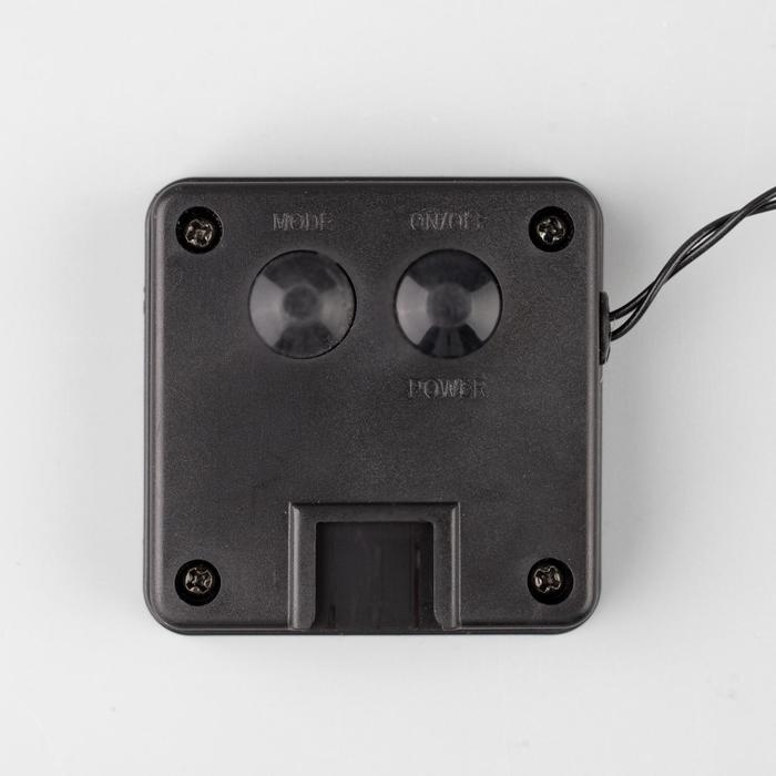 Гирлянда «Нить», 4.5 м, с насадками «Ёжики», IP44, 30 LED, 2 режима, солнечная батарея, тёмная нить, свечение жёлтое/аквамарин Гирлянда «Нить», 4.5 м, с насадками «Ёжики», IP44, 30 LED, 2 режима, солнечная батарея, тёмная нить, свечение жёлтое/аквамарин