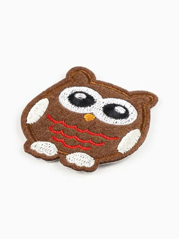 Термоаппликация &laquo;Сова&raquo;, 6.5&times;5 см, коричневая