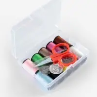 Швейный набор, 22 предмета, в пластиковом контейнере, 7.8&times;5.7&times;2.7 см